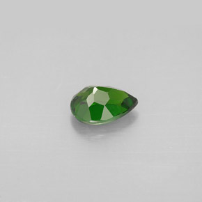 Diopside cromifero naturale verde da 0,88 ct, taglio a pera, VVS