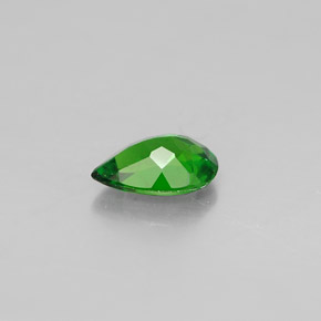 Diopside di cromo Verde naturale da 0.55 ct, Forma a pera, VVS-VS