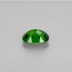 Diopside cromifero naturale verde da 0,89 ct, taglio ovale, VVS