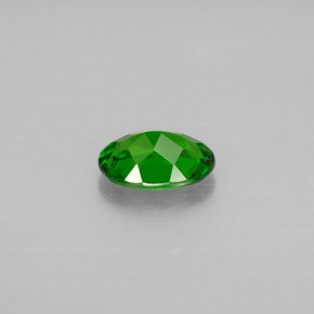 Diopside cromifero naturale verde da 0,78 ct, taglio ovale, VVS-VS