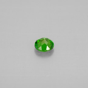 Diopside cromifero naturale verde da 0,27 ct, taglio rotondo, VVS-VS
