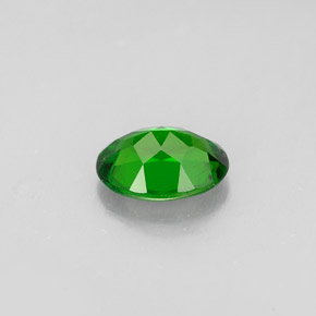 Diopside cromifero naturale verde da 0,79 ct, taglio ovale, VS