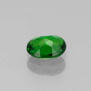 Diopside di cromo Verde naturale da 0.56 ct, Taglio ovale, VVS-VS