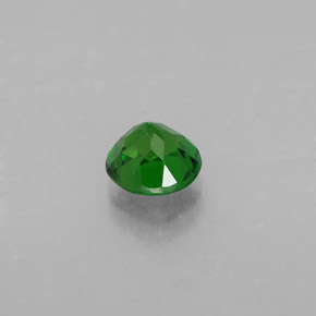 Diopside cromifero naturale verde da 0,48 ct, taglio rotondo, VS