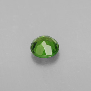 Diopside cromifero naturale verde da 0,49 ct, taglio rotondo, VS