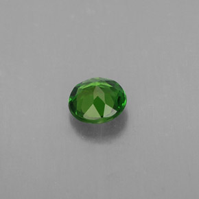 Diopside cromifero naturale verde da 0,32 ct, taglio rotondo, VS