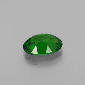 Diopside cromifero naturale verde da 0,82 ct, taglio ovale, VS