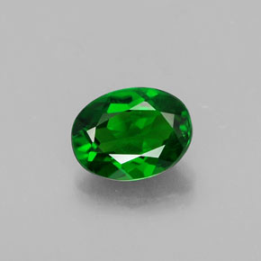 Diopside di cromo Verde naturale da 0.83 ct, Taglio ovale, VS