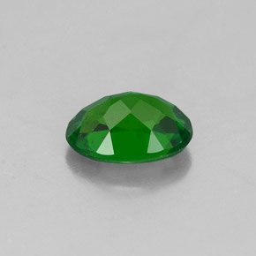 Diopside cromifero naturale verde da 0,82 ct, taglio ovale, VS-SI