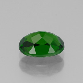 Diopside cromifero naturale verde da 0,92 ct, taglio ovale, VVS