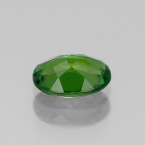 Diopside cromifero naturale verde da 0,78 ct, taglio ovale, VS