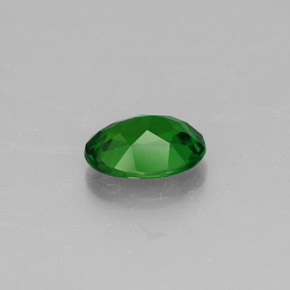 Diopside cromifero naturale verde da 0,84 ct, taglio ovale, VS