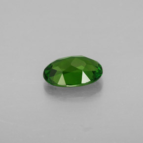 Diopside cromifero naturale verde da 0,76 ct, taglio ovale, VVS