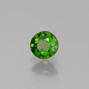 Diopside di cromo Verde naturale da 0.33 ct, Taglio rotondo, VS