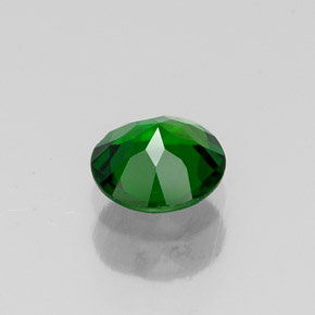Diopside di cromo Verde naturale da 0.43 ct, Taglio rotondo, VVS-VS