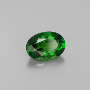 Diopside di cromo Verde naturale da 0.86 ct, Taglio ovale, VS