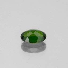 Diopside cromifero naturale verde da 0,75 ct, taglio ovale, VS