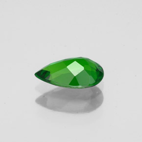 Diopside di cromo Verde naturale da 0.71 ct, Forma a pera, VS