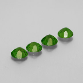 Diopside cromifero naturale verde da  ct, taglio rotondo, VS-SI