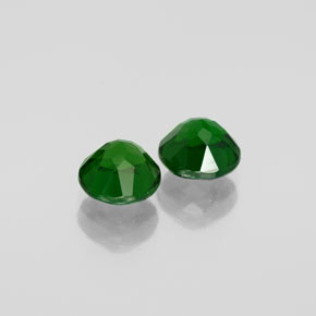 Diopside cromifero naturale verde da  ct, taglio rotondo, VVS-VS