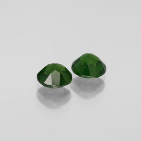 Diopside cromifero naturale verde da  ct, taglio rotondo, VS