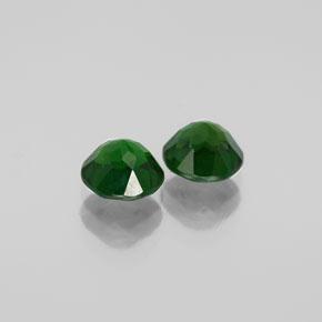 Diopside cromifero naturale verde da  ct, taglio rotondo, VS