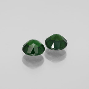 Diopside cromifero naturale verde da  ct, taglio rotondo, VS