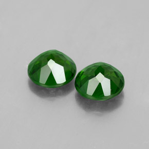 Gemme di Diopside di cromo Verde naturale da  ct, Taglio rotondo, VS-SI