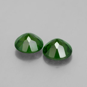 Diopside cromifero naturale verde da  ct, taglio rotondo, VS