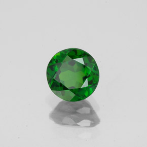 Diopside cromifero naturale verde da 0,85 ct, taglio rotondo, VS