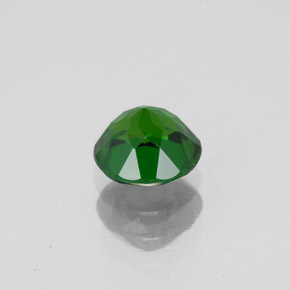 Diopside cromifero naturale verde da 0,85 ct, taglio rotondo, VS