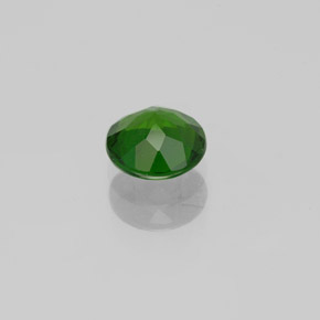 Diopside di cromo Verde naturale da 0.80 ct, Taglio rotondo, VS-SI