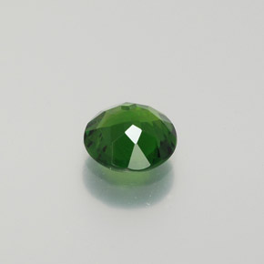 Diopside cromifero naturale verde da 0,75 ct, taglio rotondo, VS-SI