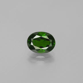 Diopside cromifero naturale verde da 1,54 ct, taglio ovale, VVS