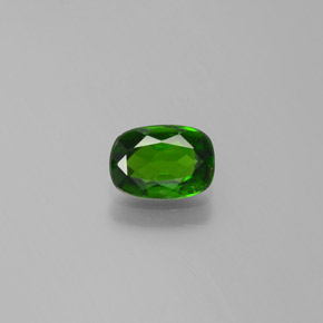 Diopside di cromo Verde naturale da 0.79 ct, Taglio a cuscino, VVS-VS