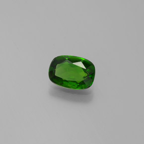 Diopside di cromo Verde naturale da 0.79 ct, Taglio a cuscino, VVS-VS