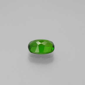 Diopside cromifero naturale verde da 0,94 ct, taglio a cuscino, VVS