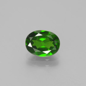 Diopside cromifero naturale verde da 1,39 ct, taglio ovale, VS