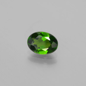 Diopside di cromo Verde naturale da 1.17 ct, Ovale, VVS