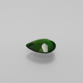 Diopside cromifero naturale verde da 0,89 ct, taglio a pera, VVS-VS