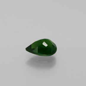 Diopside cromifero naturale verde da 1,13 ct, taglio a pera, VS