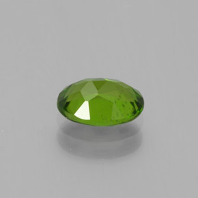 Diopside cromifero naturale verde da 0,88 ct, taglio ovale, VS