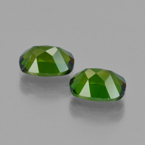 Gemme di Diopside di cromo Verde naturale da  ct, Taglio a cuscino, VS