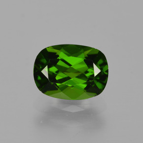 Diopside di cromo Verde naturale da 1.00 ct, Taglio a cuscino, VS