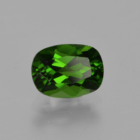Diopside di cromo Verde naturale da 1.00 ct, Taglio a cuscino, VS