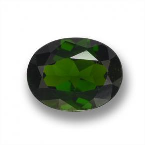 Diopside cromifero naturale verde da 2,09 ct, taglio ovale, VS