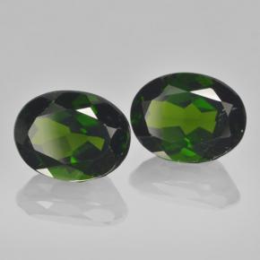 Diopside cromifero naturale verde da 4,37 ct, taglio ovale, VS