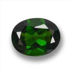 Diopside cromifero naturale verde da 2,03 ct, taglio ovale, VS