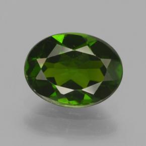 Diopside di cromo Verde scuro naturale da 1.28 ct, Taglio ovale, VS