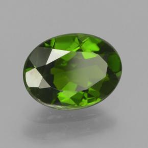 Diopside di cromo Verde scuro naturale da 1.28 ct, Taglio ovale, VS